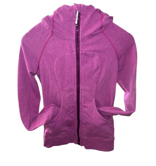 lululemon raspberry glo scuba size 2 - Picture 2 of 6